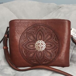 NWT Brighton Leather Organizer Handbag